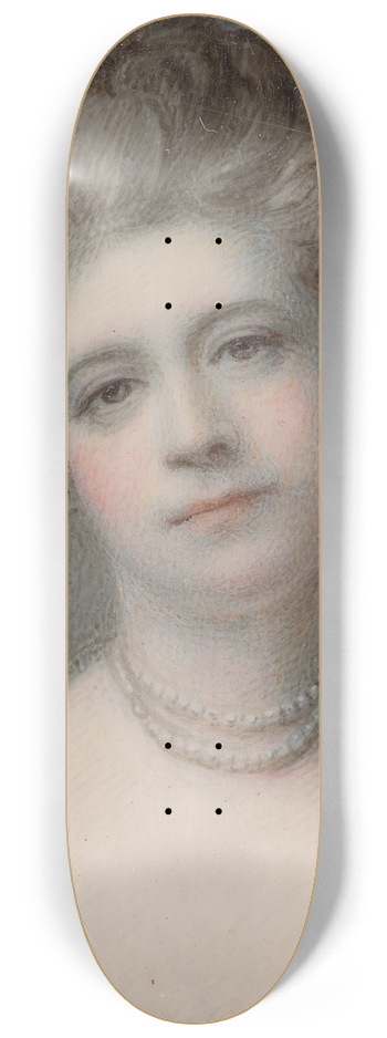 Richard Cosway - Portrait of an Unknown Lady 8.25 inch art skate deck