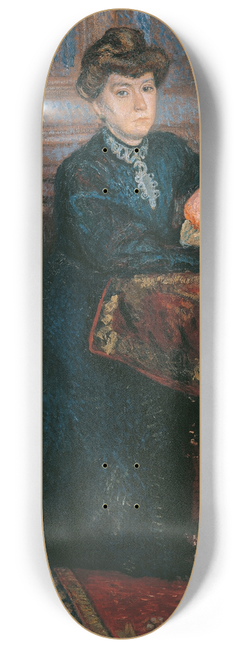 Richard Gerstl - Frau mit Kind (Mathilde Schnberg mit Tochter Gertrud) Doppelbildnis Mathilde und Gertrud Schnberg 8.25 inch art skate deck