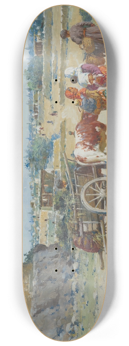 Richard Karlovich Zommer - Oriental Landscape 8.25 inch art skate deck