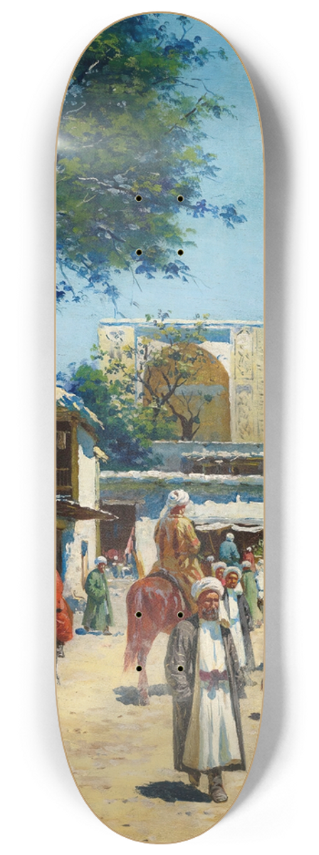 Richard Karlovich Zommer - Samarkand Street Market 8.25 inch art skate deck