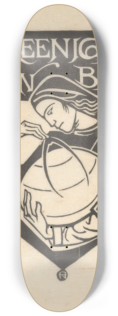 Richard Nicolas Roland Holst - Ex libris van de Vereeniging Joan Blaeu 8.25 inch art skate deck