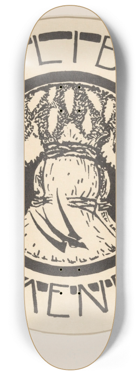 Richard Nicolas Roland Holst - Ex libris van Maurits Mendels 3 8.25 inch art skate deck