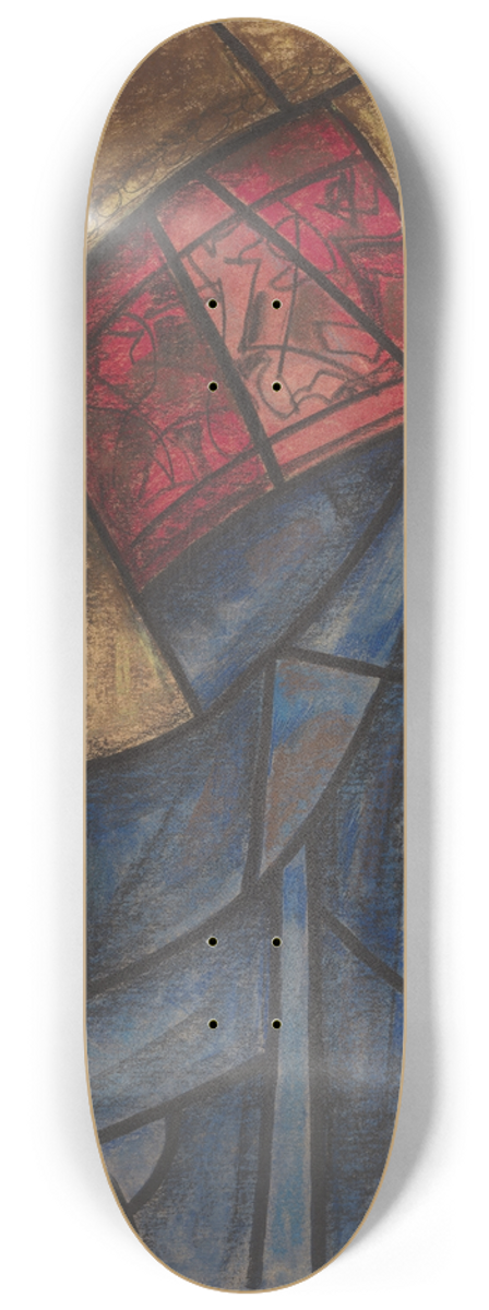 Richard Nicolas Roland Holst - Ontwerp voor raam in het Noordertransept in de Dom te Utrecht 28 8.25 inch art skate deck