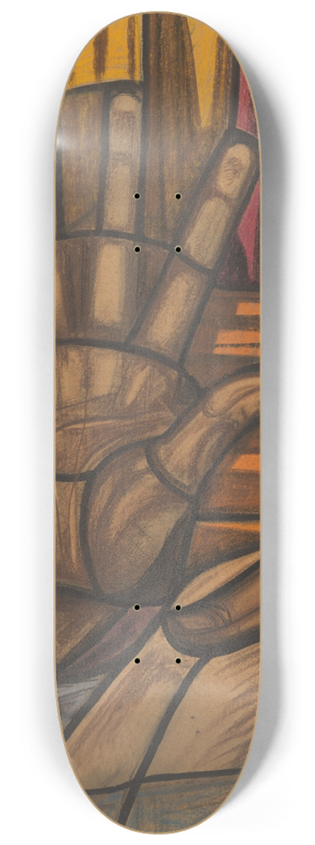 Richard Nicolas Roland Holst - Ontwerp voor raam in het Zuidertransept van de Dom te Utrecht 8.25 inch art skate deck