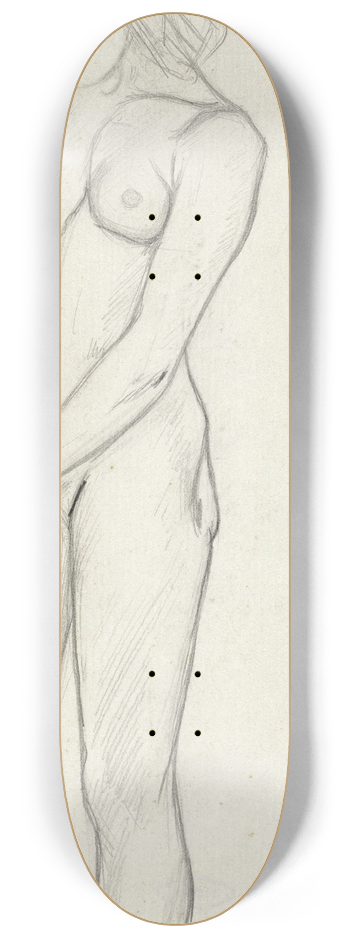 Richard Nicolas Roland Holst - Staande naakte vrouw 8.25 inch art skate deck