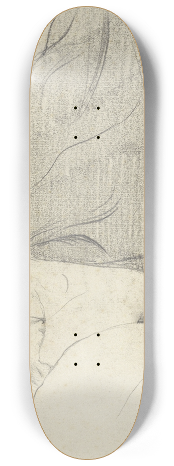 Richard Nicolas Roland Holst - Vrouw van Richard Roland Holst in bed 8.25 inch art skate deck