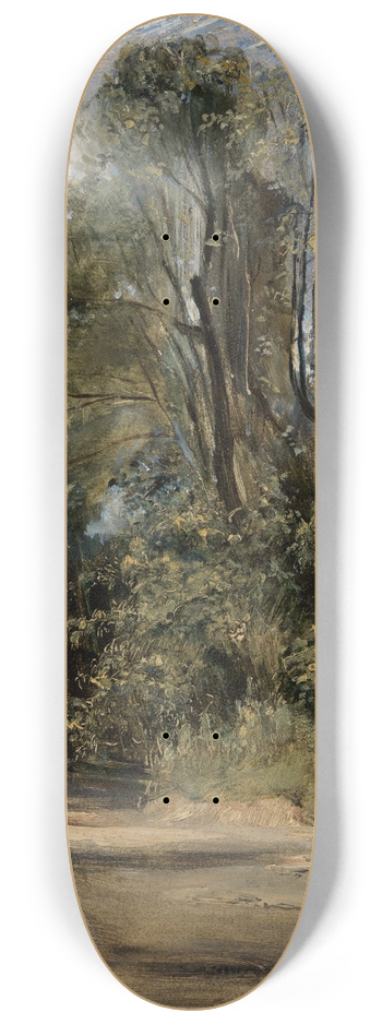 Richard Parkes Bonington - A forest path 8.25 inch art skate deck