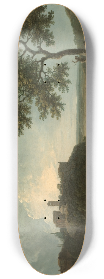 Richard Wilson - Tivoli- The Temple of the Sybil and the Campagna 8.25 inch art skate deck