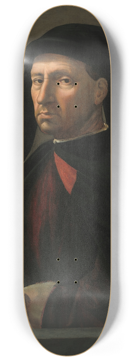 Ridolfo Ghirlandaio - Portrait of a Gentleman 8.25 inch art skate deck