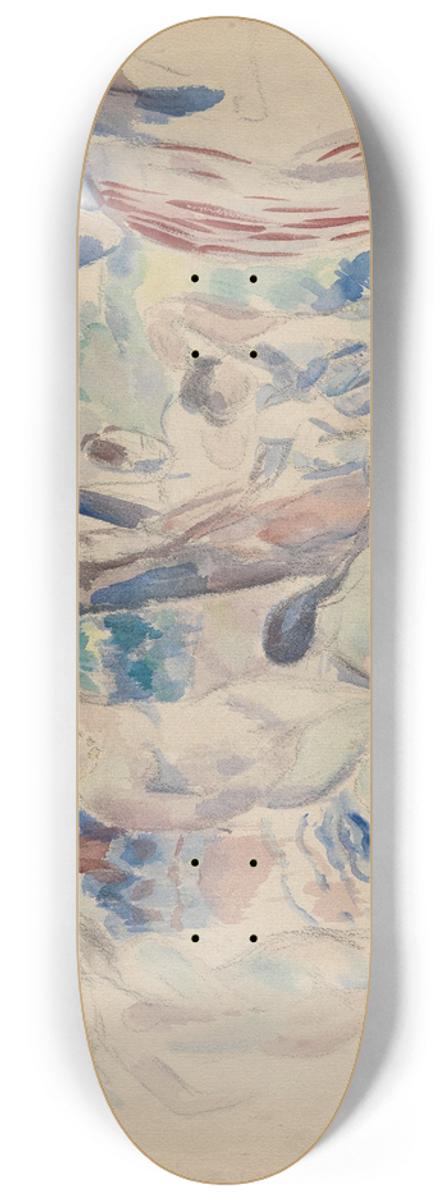 Rik Wouters - Figures in the Forest 8.25 inch art skate deck