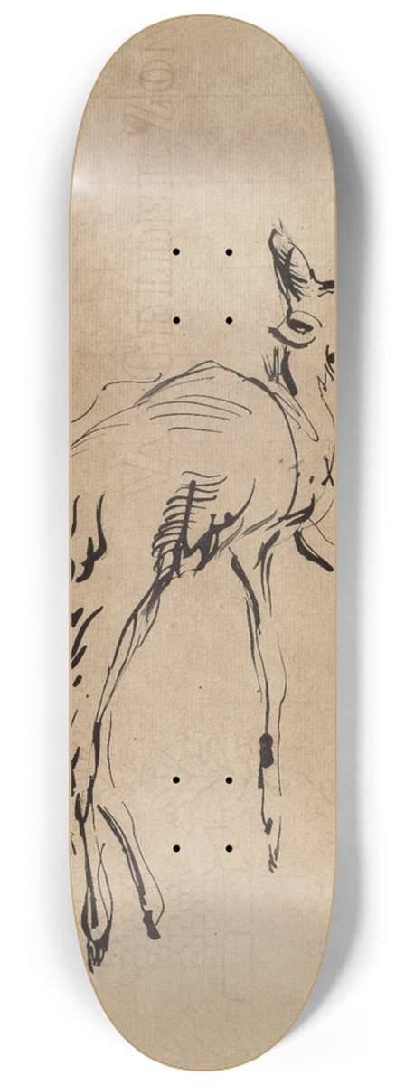Rik Wouters - Young Deer 8.25 inch art skate deck