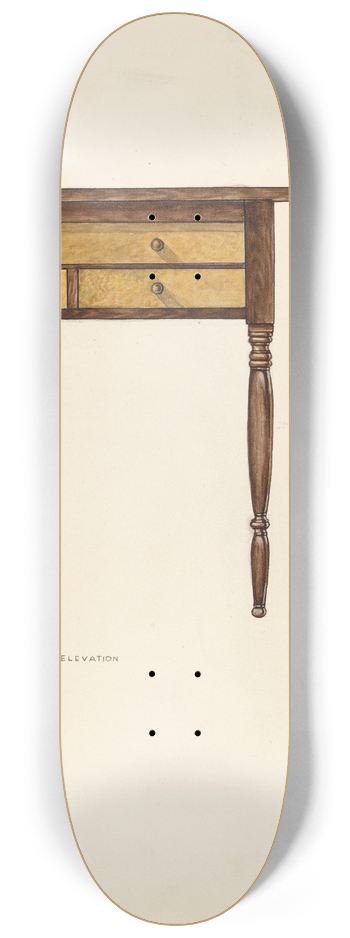 Roberta Elvis - Bishop Hill  Table 8.25 inch art skate deck