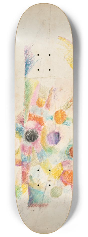 Robert Delaunay - Lquipe de Cardiff 8.25 inch art skate deck