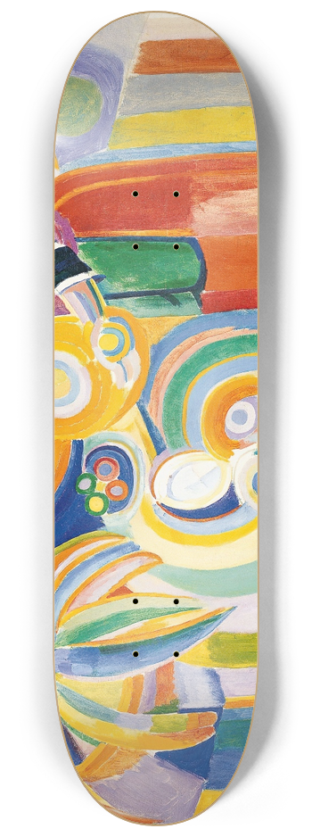 Robert Delaunay - Portuguese Woman 8.25 inch art skate deck