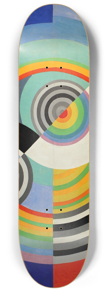 Robert Delaunay - Rythme n3 8.25 inch art skate deck