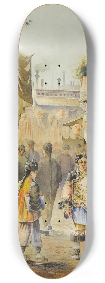 Robert Frederick Blum - Chinese New Year 8.25 inch art skate deck