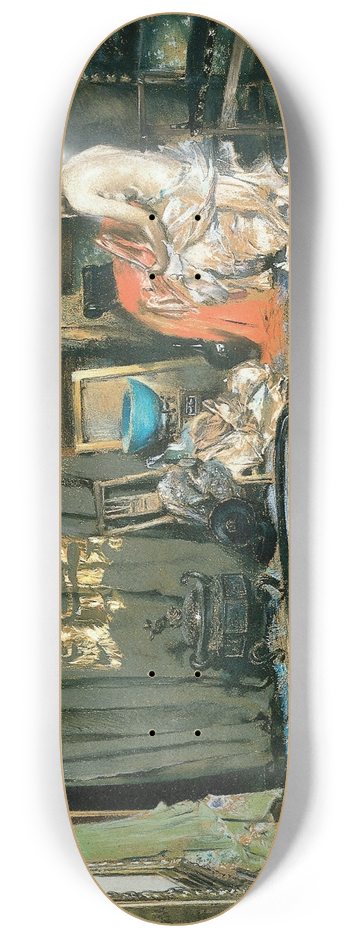 Robert Frederick Blum - Studio of Robert F. Blum 8.25 inch art skate deck