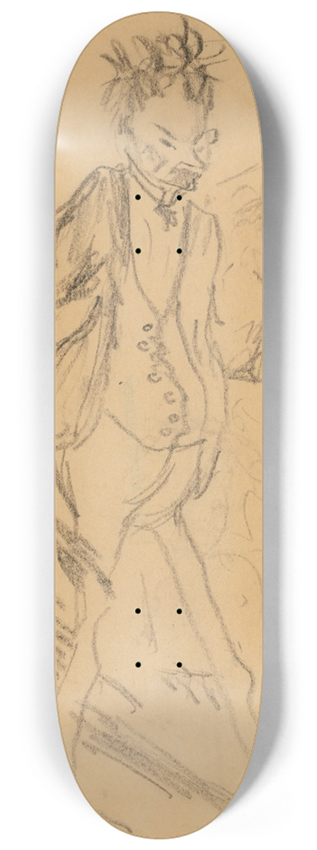 Robert Henri - Self-Portrait 8.25 inch art skate deck