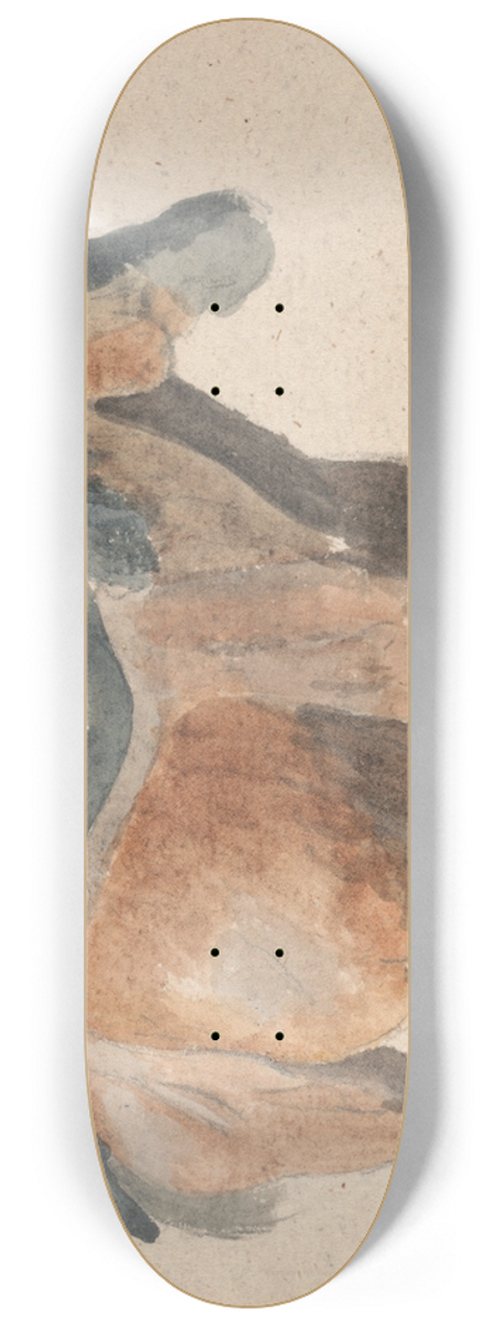 Robert Hills - Sketch of a Horse 8.25 inch art skate deck