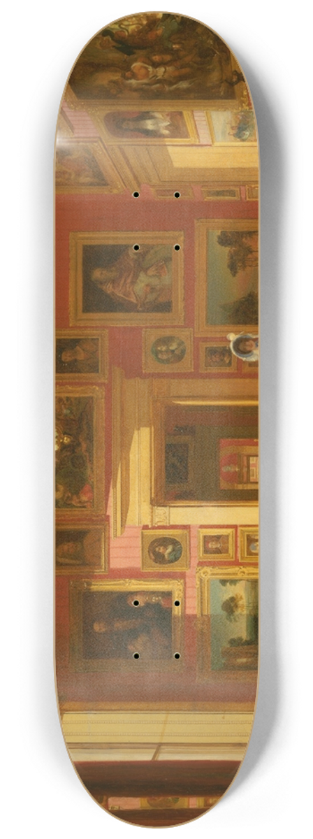 Robert Huskisson - Lord Northwicks Picture Gallery at Thirlestaine House 8.25 inch art skate deck