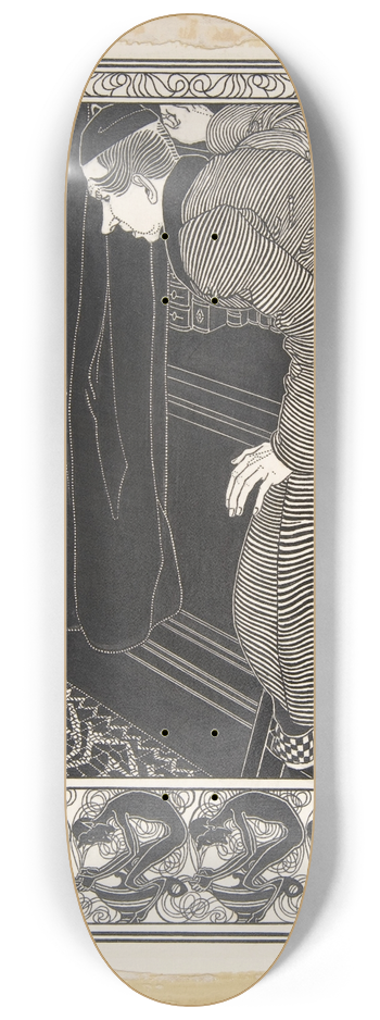 Robert Louis Stevenson - The Reader and the Book; Fables 8.25 inch art skate deck