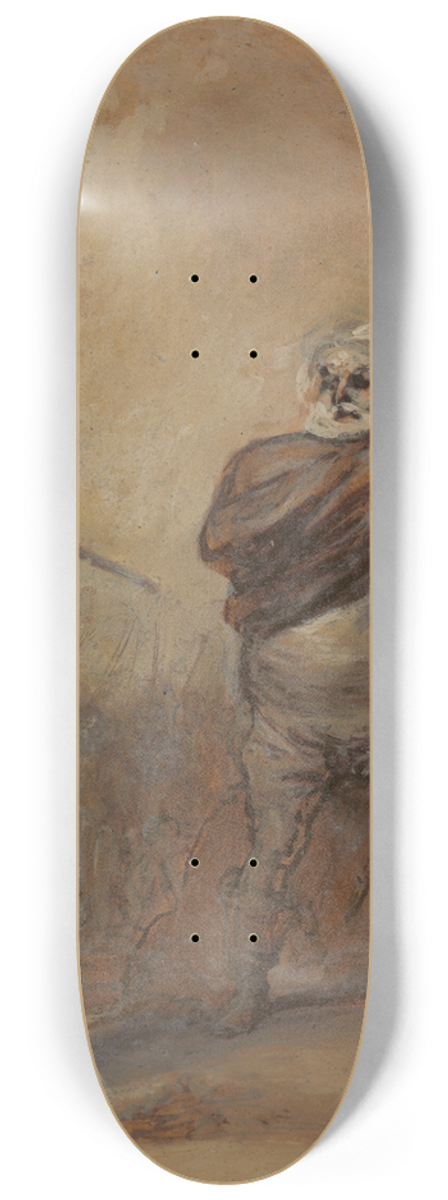 Robert Smirke - Falstaff Instructing Bardolph 8.25 inch art skate deck