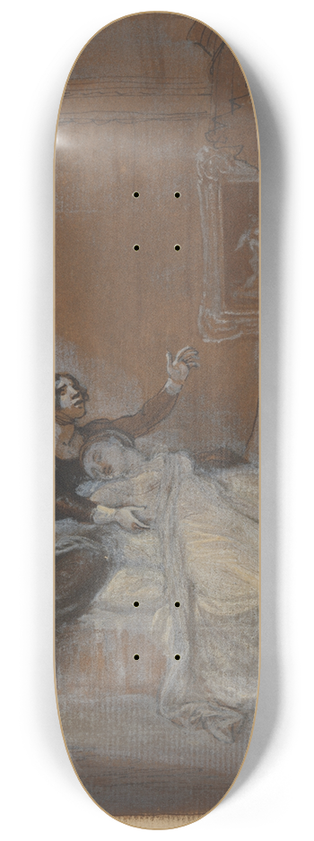 Robert Smirke - One from Illustrations to Shakespeare 8.25 inch art skate deck