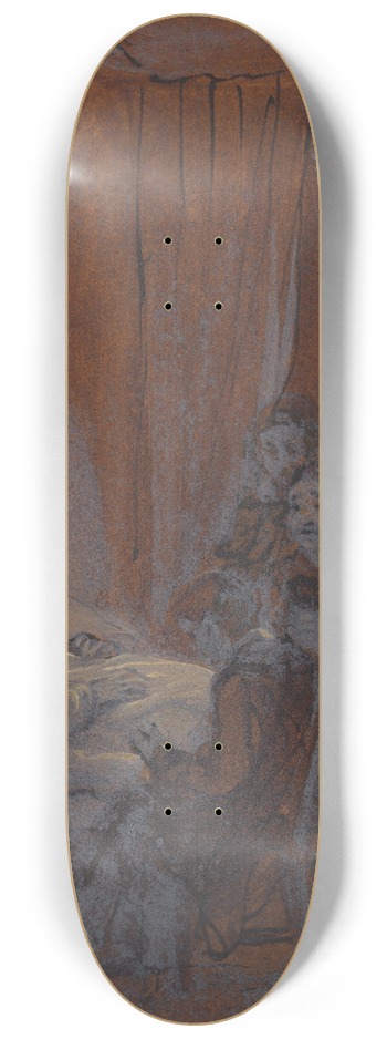Robert Smirke - One from Illustrations to Shakespeare 8.25 inch art skate deck