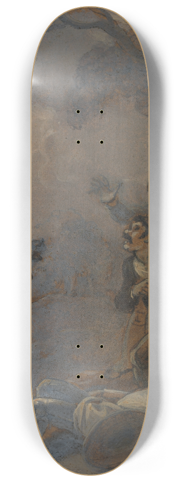 Robert Smirke - One from Illustrations to Shakespeare 8.25 inch art skate deck