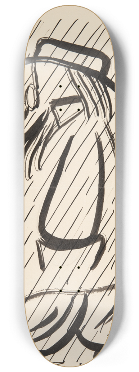 Robert Storm Petersen - Blad Til dagens Flue 8.25 inch art skate deck