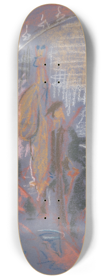 Arnold Peter Weisz-Kubnan - Return from the Hunt 8.25 inch art skate deck