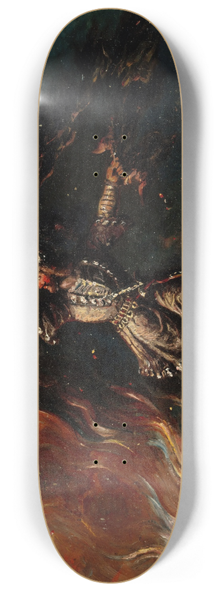 Robert Wilhelm Ekman - Lemminkinen And The Fiery Eagle 8.25 inch art skate deck