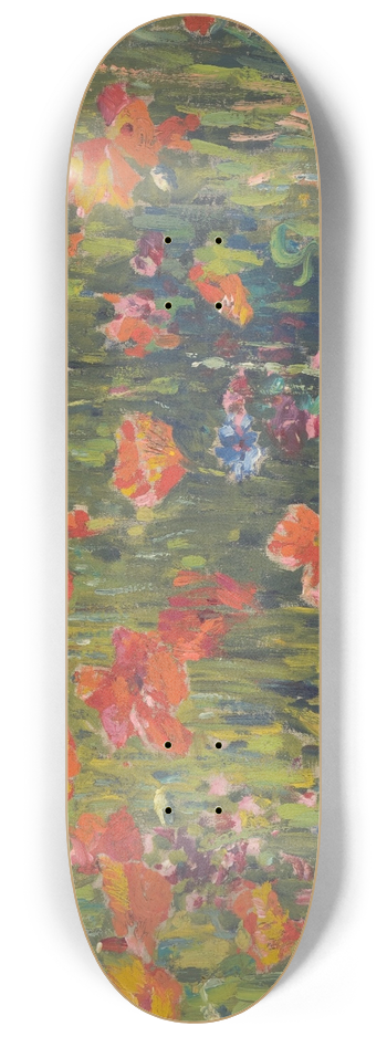 Robert William Vonnoh - Poppies 8.25 inch art skate deck