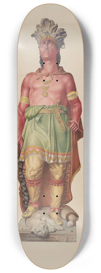 Robert W.R. Taylor - Cigar Store Indian 8.25 inch art skate deck
