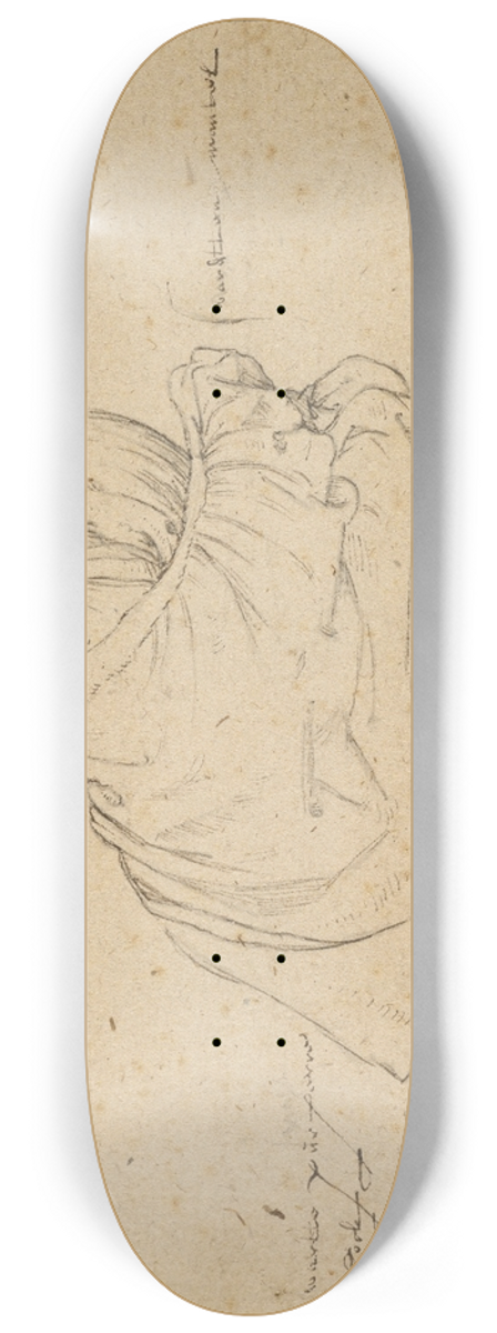 Roelant Savery - Seated Woman 8.25 inch art skate deck