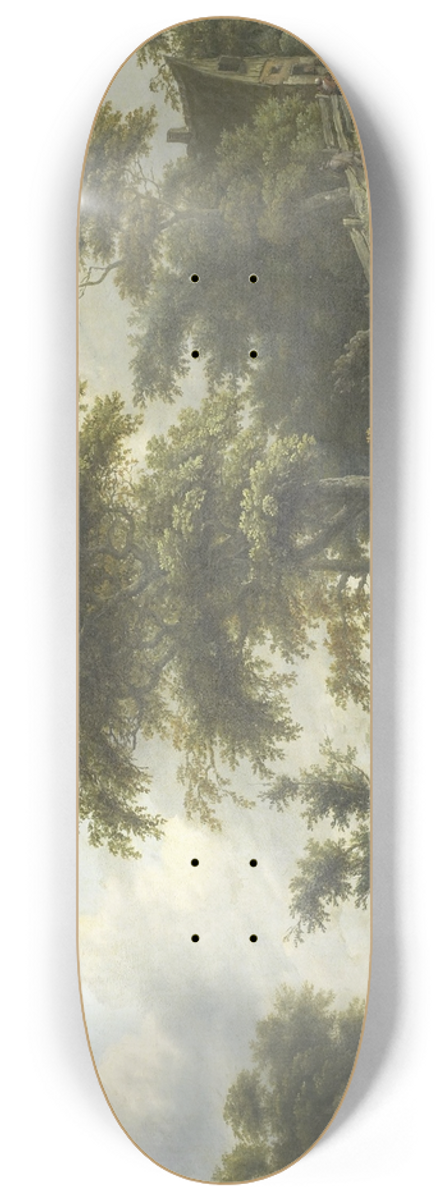 Roelof Jansz. van Vries - Landscape with Falconer 8.25 inch art skate deck