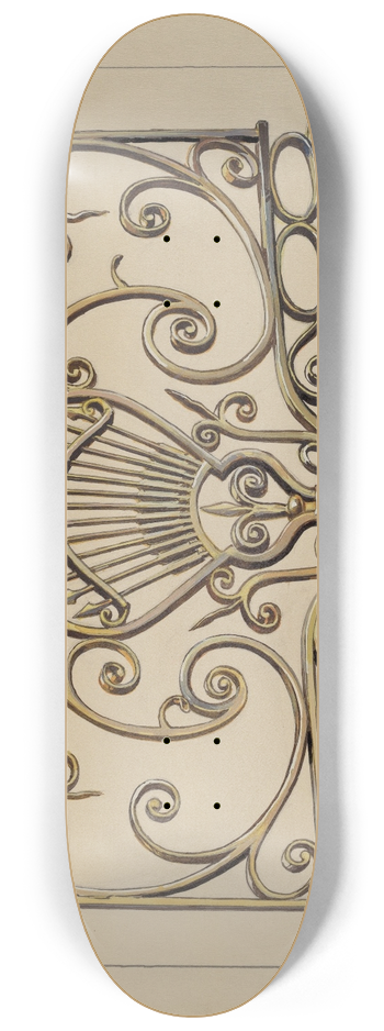 Rolland Livingstone - Balcony Railing 8.25 inch art skate deck