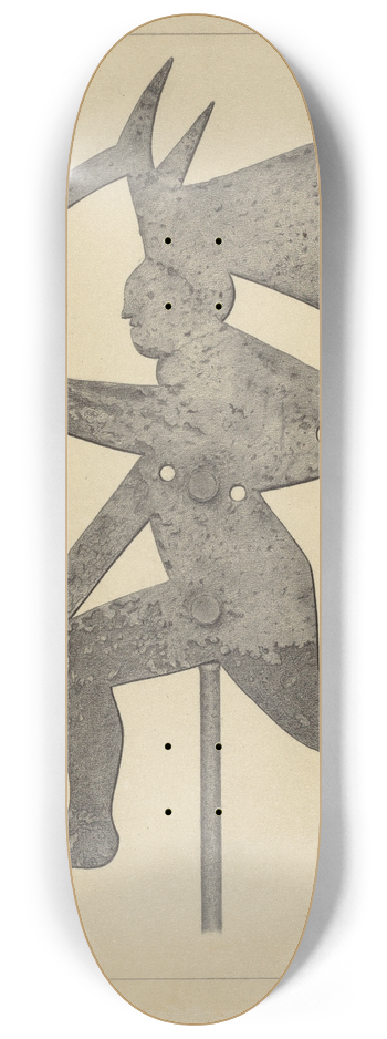 Rollington Campbell - Weather Vane (Indian) 8.25 inch art skate deck