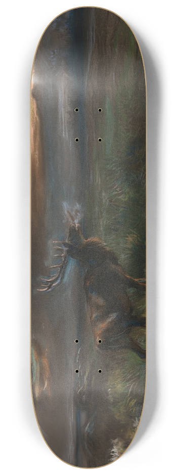 Rosa Bonheur - The Call of the Stag 8.25 inch art skate deck