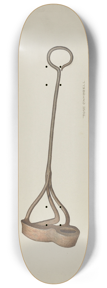 Rose Campbell-Gerke - Branding Iron 8.25 inch art skate deck