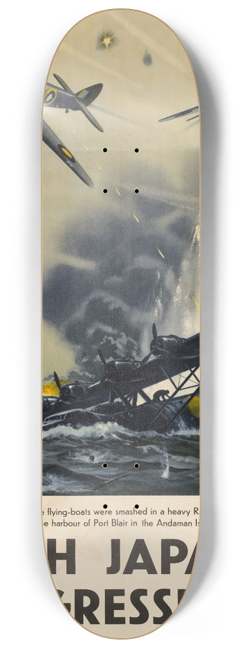 Roy Nockolds - Smash Japanese Aggression! 8.25 inch art skate deck