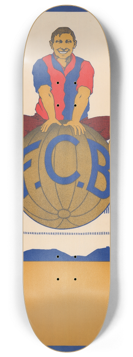Rudolf Drrwang - F.C.B. 8.25 inch art skate deck