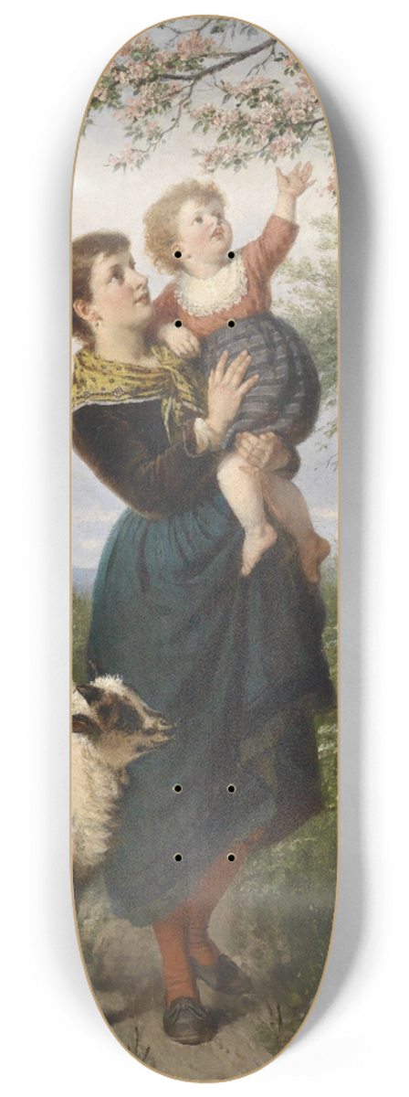 Rudolf Epp - Die Kirschblten 8.25 inch art skate deck