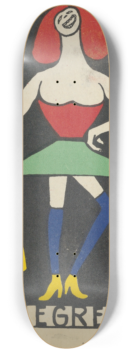 Rudolf Kalvach - The Victorious (Die Siegreichen) 8.25 inch art skate deck