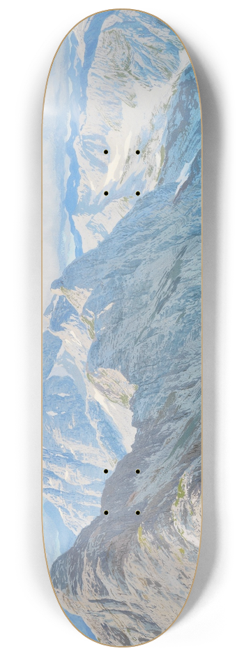 Rudolf Reschreiter - Blick auf den Hochvogel 8.25 inch art skate deck