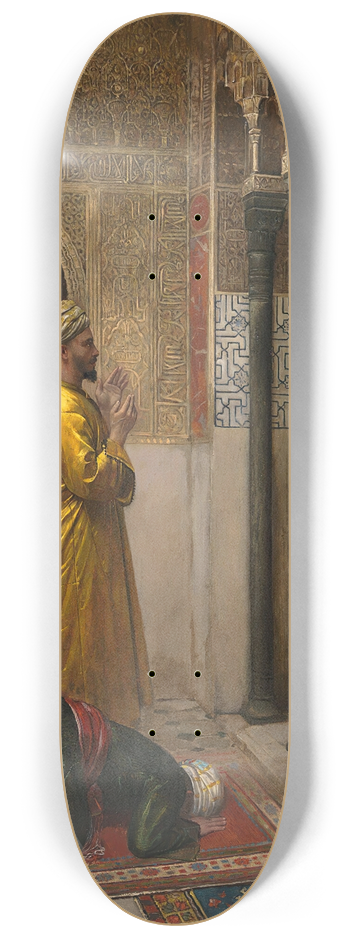 Rudolf Weisse - A Moment Of Prayer 8.25 inch art skate deck