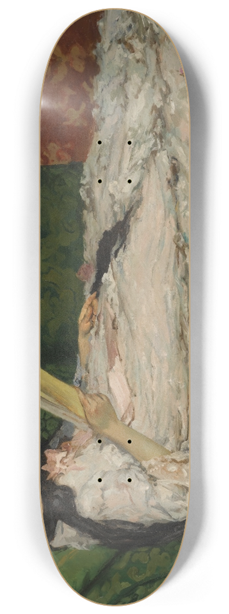 Rupert Bunny - Femme Lisant 8.25 inch art skate deck