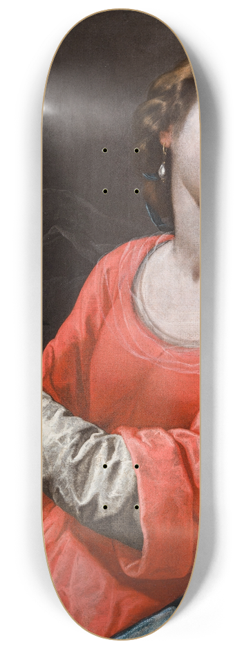 Artemisia Gentileschi - Saint Cecilia 8.25 inch art skate deck
