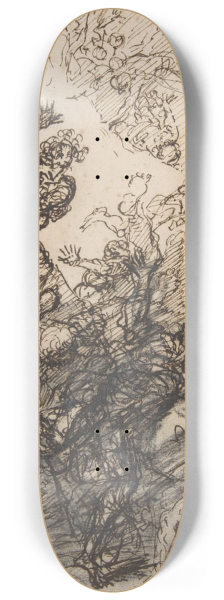 Salvator Rosa - The Fall of the Giants 8.25 inch art skate deck