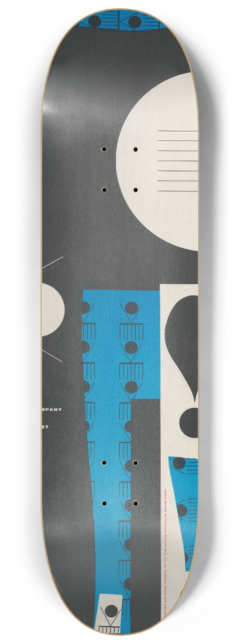 Sam Maitin - Kraft Printing Company 8.25 inch art skate deck